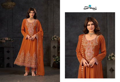Tibco Your Choice Chinon Readymade Anarkali Suits Wholesaler Gujarat