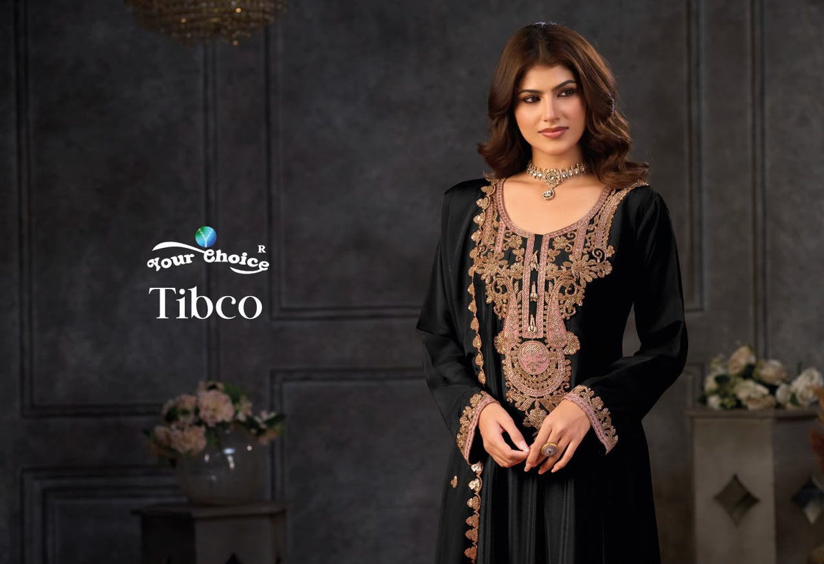 Tibco Your Choice Chinon Readymade Anarkali Suits Wholesaler Gujarat