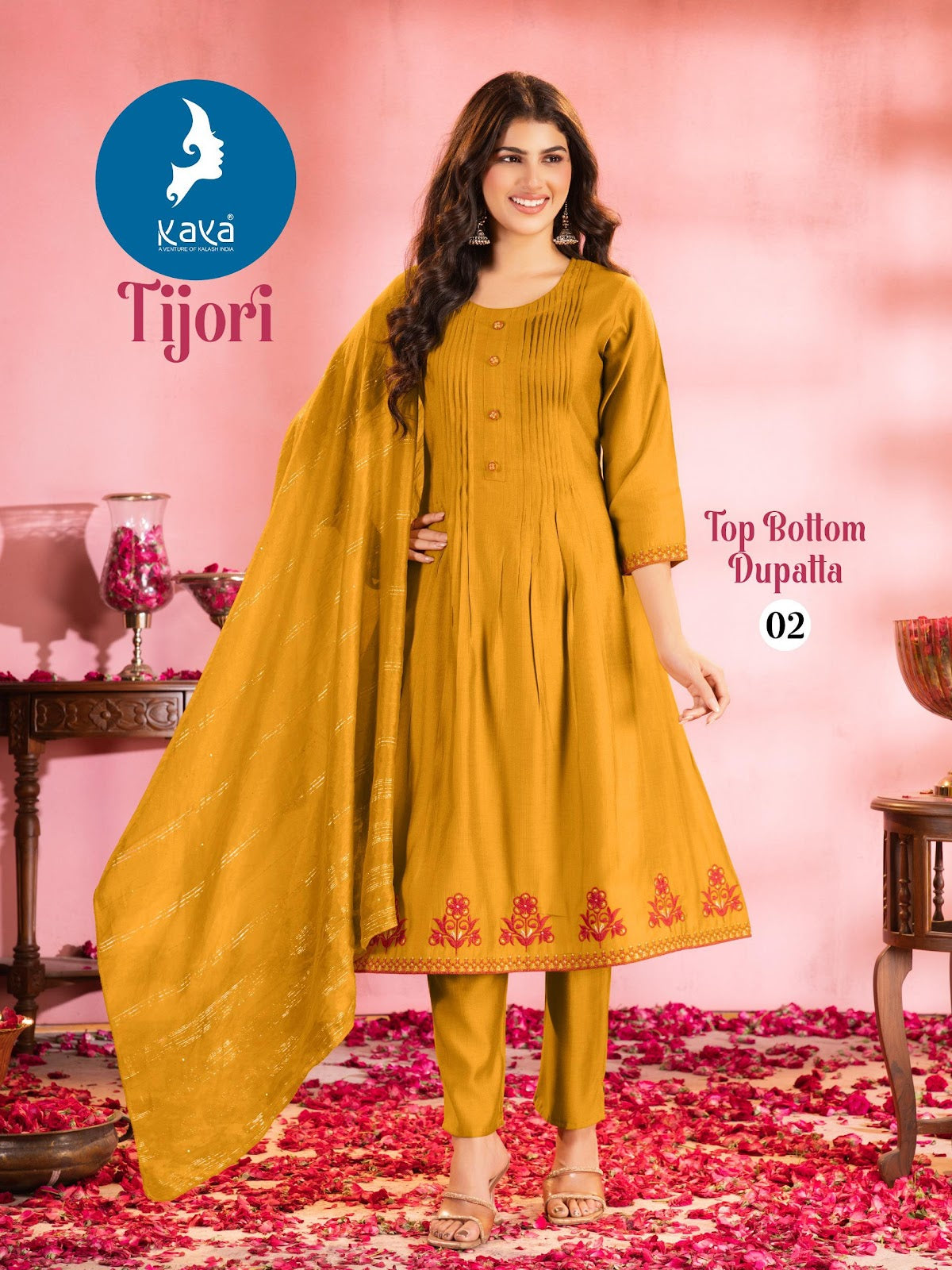 Tijori Kaya Vertican Readymade Anarkali Suits Exporter Gujarat