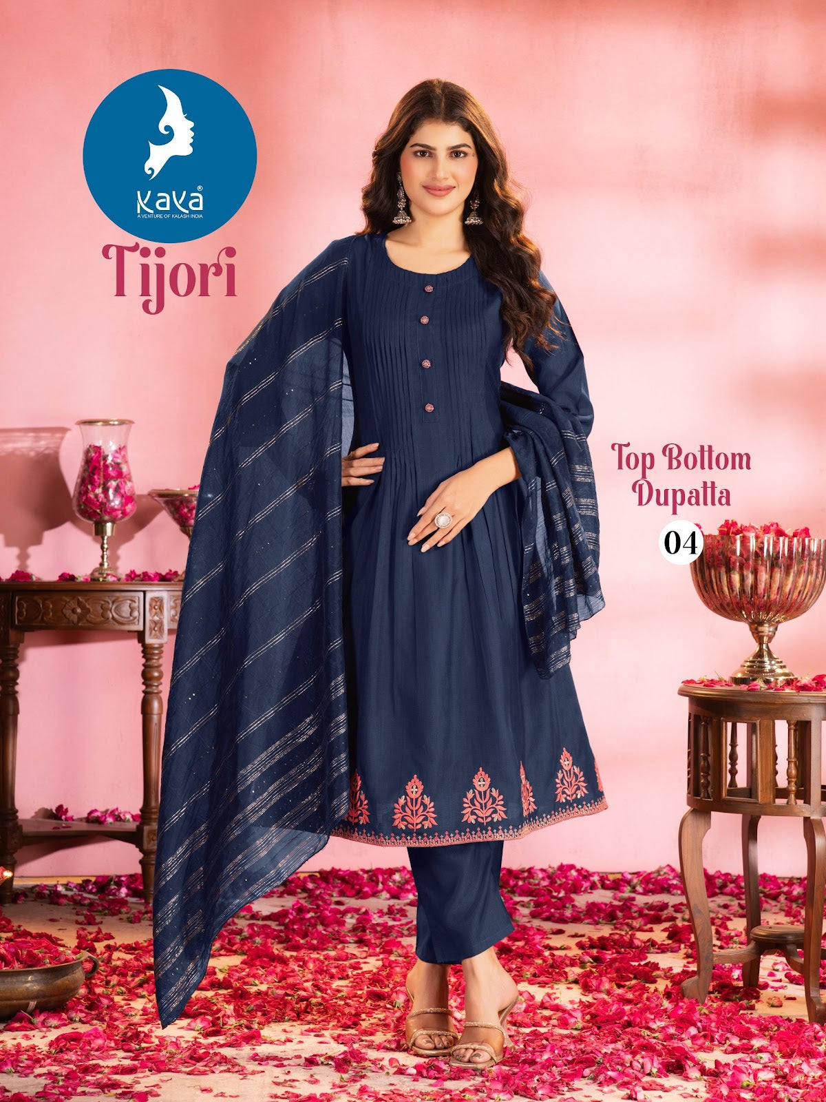 Tijori Kaya Vertican Readymade Anarkali Suits Exporter Gujarat