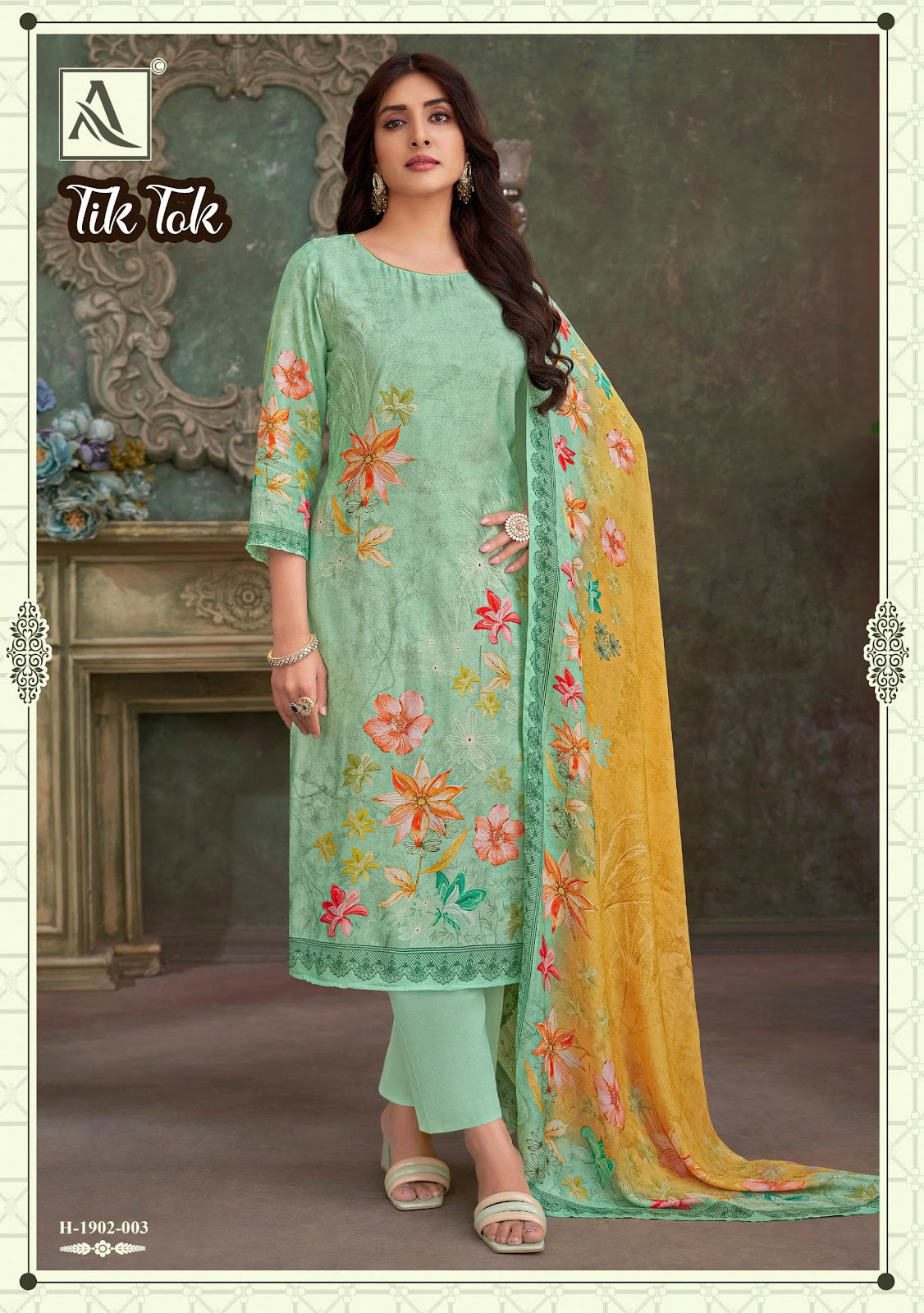Tik Tok Alok Pure Viscose Pant Style Suits Supplier India