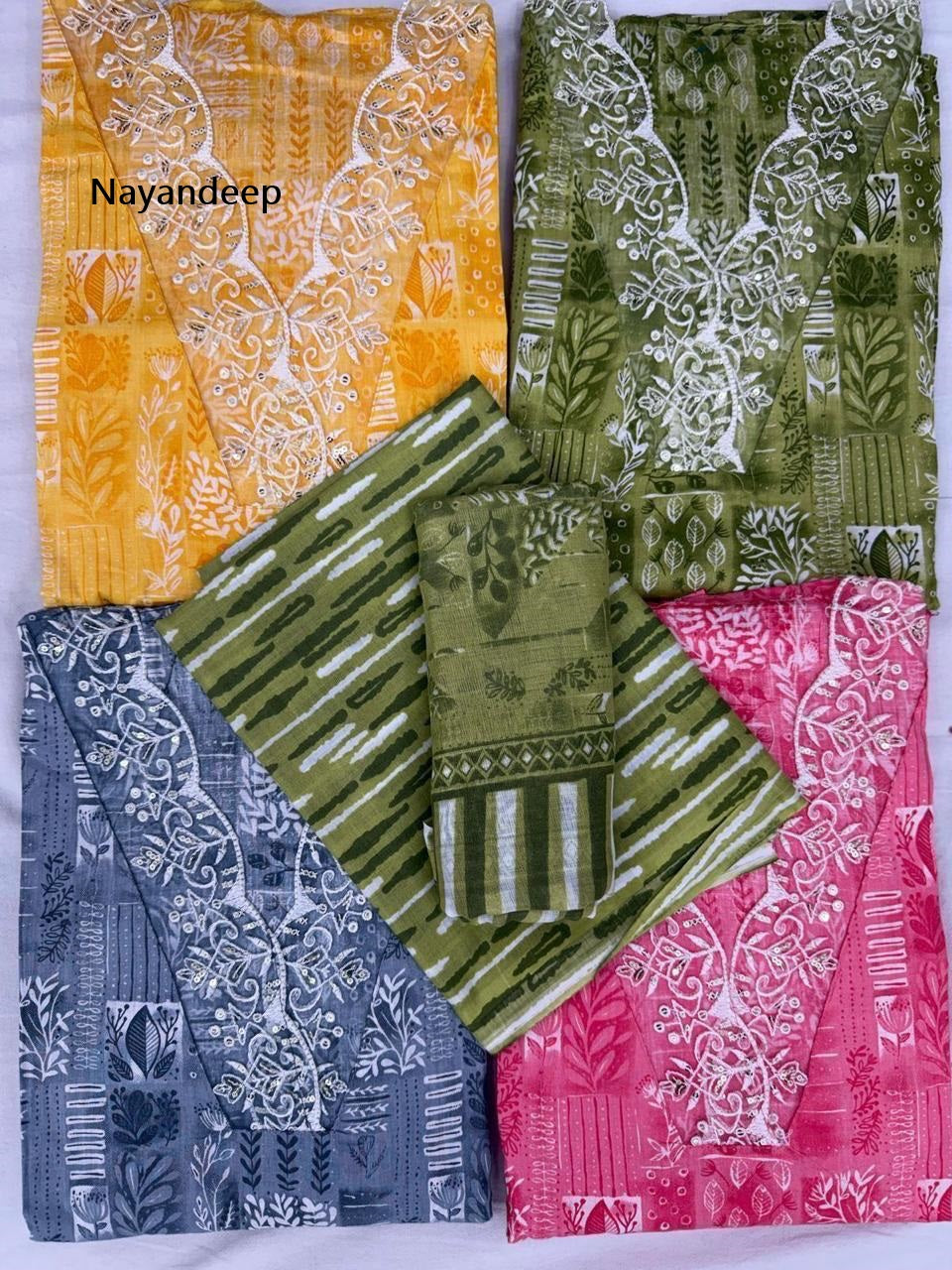 Tik Tok Nayandeep Cotton Dress Material Supplier