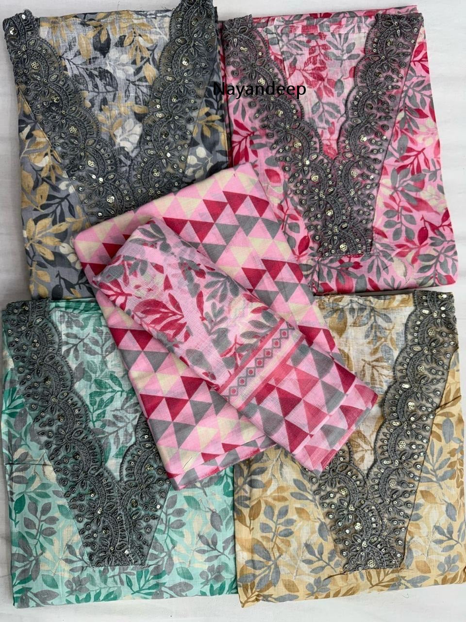 Tik Tok Nayandeep Cotton Dress Material Supplier