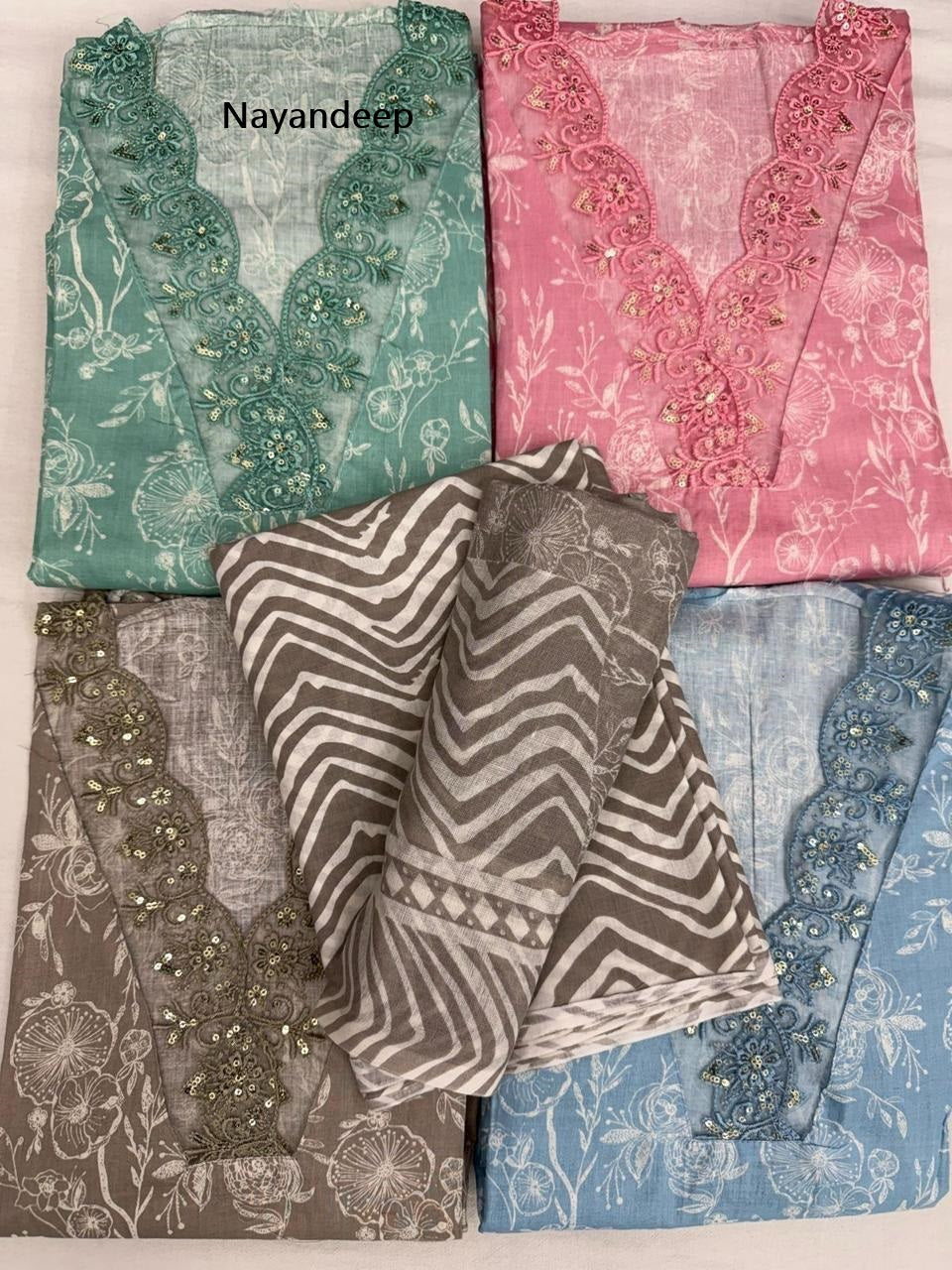 Tik Tok Nayandeep Cotton Dress Material Supplier