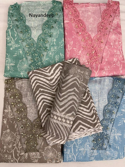 Tik Tok Nayandeep Cotton Dress Material Supplier