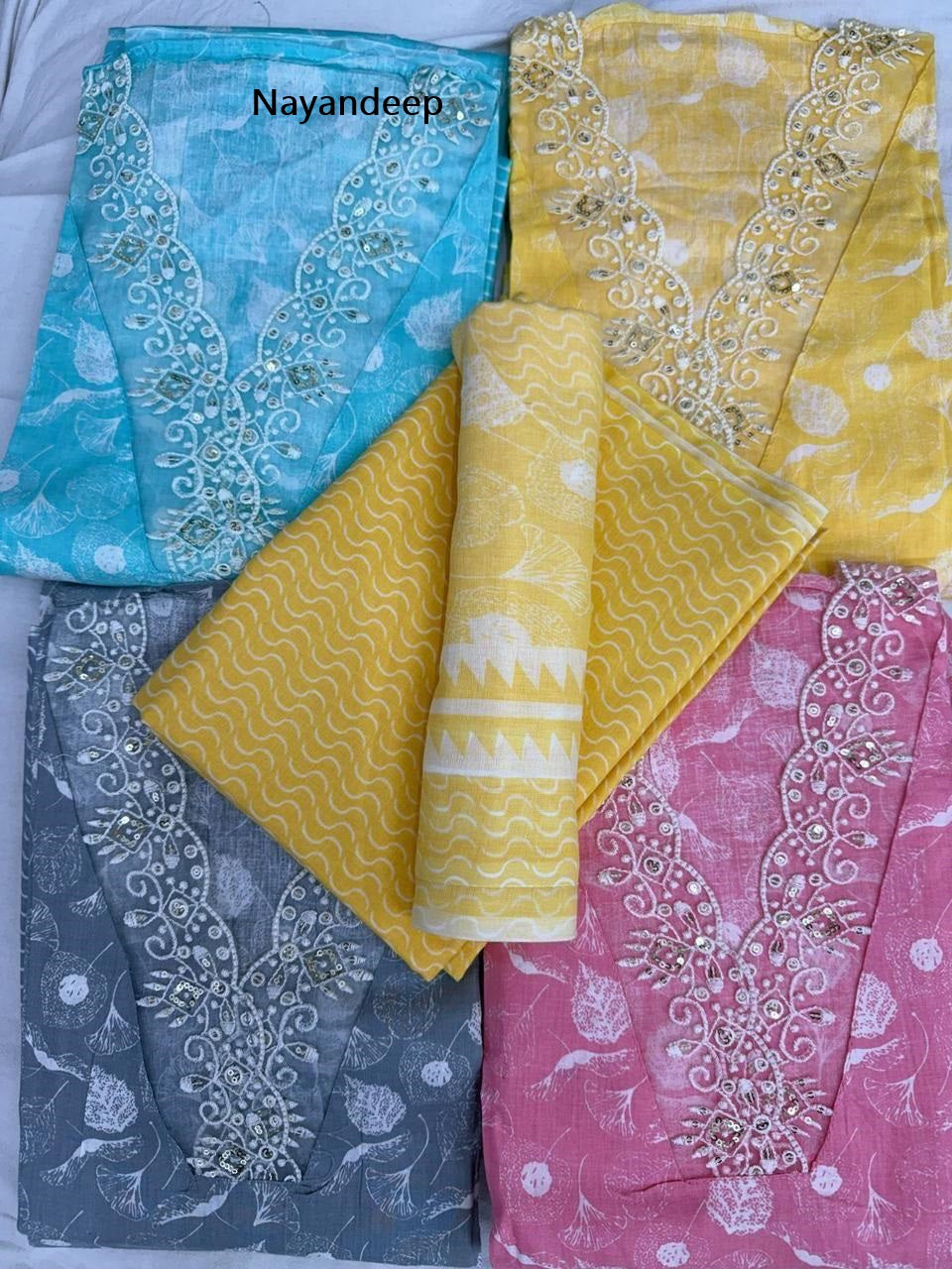 Tik Tok Nayandeep Cotton Dress Material Supplier