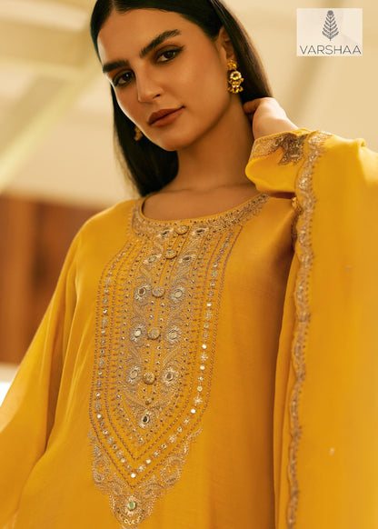 Tilla 2 Varshaa Viscose Muslin Pant Style Suits Exporter Ahmedabad