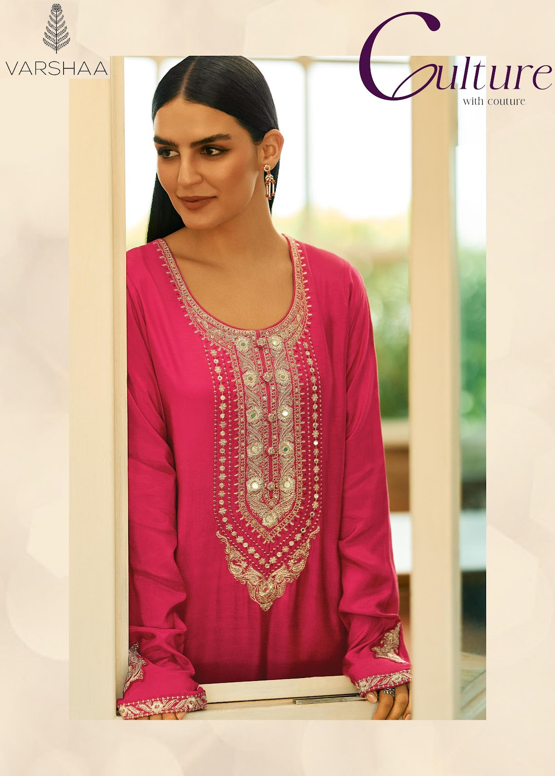 Tilla 2 Varshaa Viscose Muslin Pant Style Suits Exporter Ahmedabad