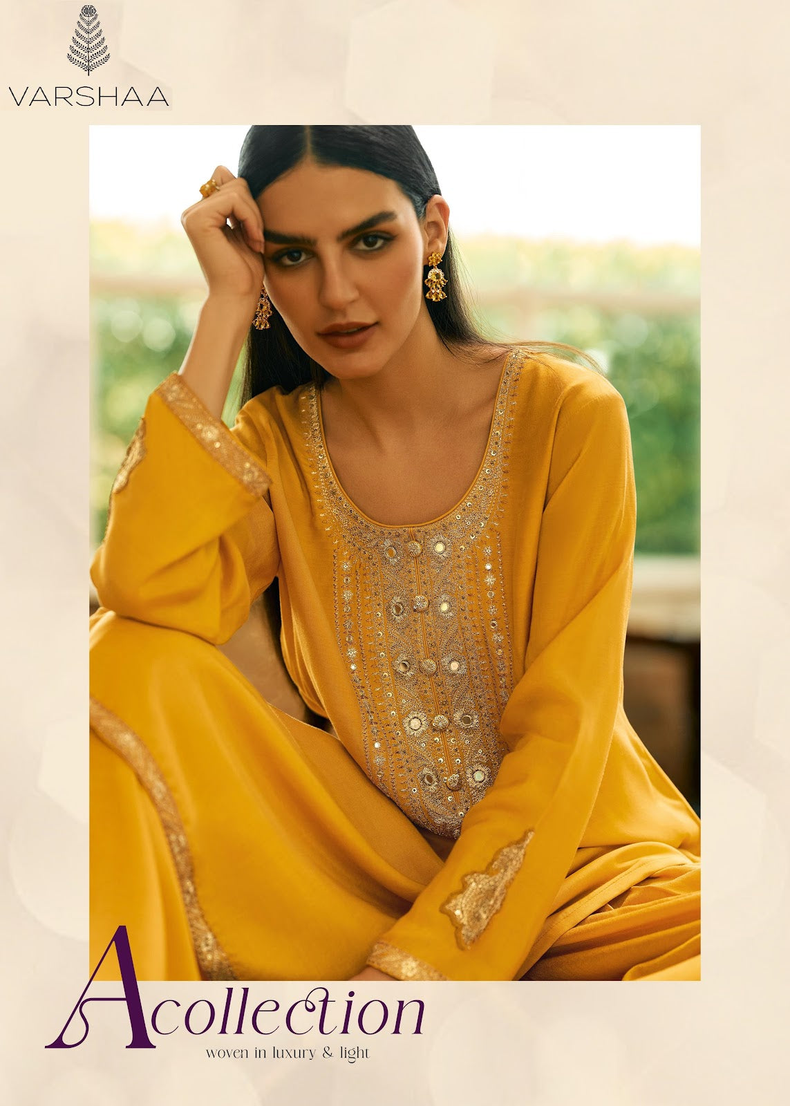 Tilla 2 Varshaa Viscose Muslin Pant Style Suits Exporter Ahmedabad