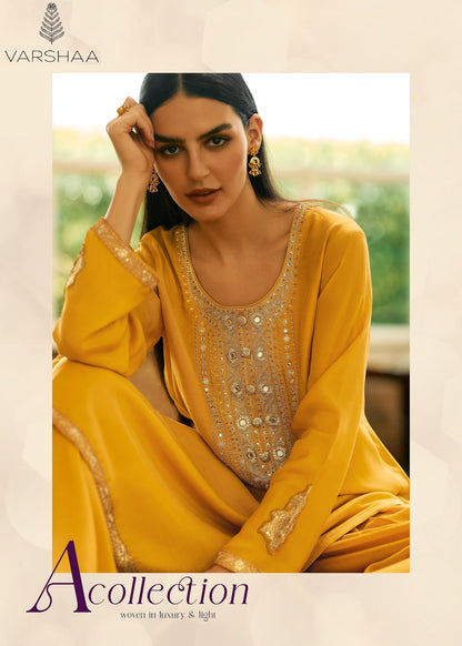 Tilla 2 Varshaa Viscose Muslin Pant Style Suits Exporter Ahmedabad