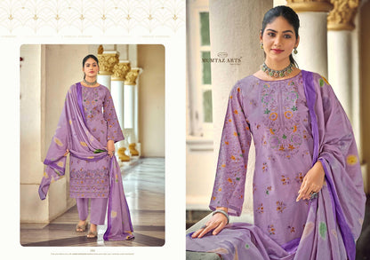 Tilla Mumtaz Arts Cambric Lawn Karachi Salwar Suits Wholesale Rate