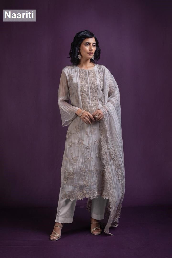 Tilnoor 2873 Naariti Banarasi Pant Style Suits Wholesaler Ahmedabad