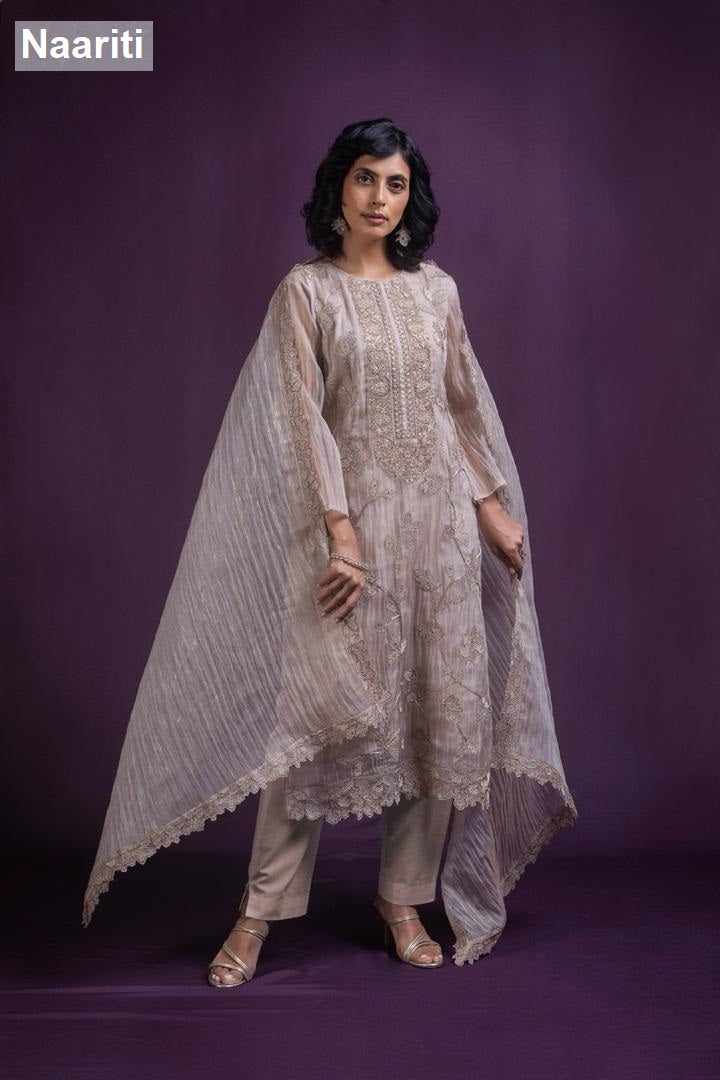 Tilnoor 2873 Naariti Banarasi Pant Style Suits Wholesaler Ahmedabad