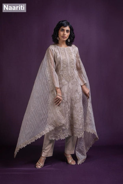 Tilnoor 2873 Naariti Banarasi Pant Style Suits Wholesaler Ahmedabad