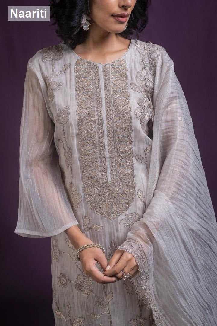 Tilnoor 2873 Naariti Banarasi Pant Style Suits Wholesaler Ahmedabad
