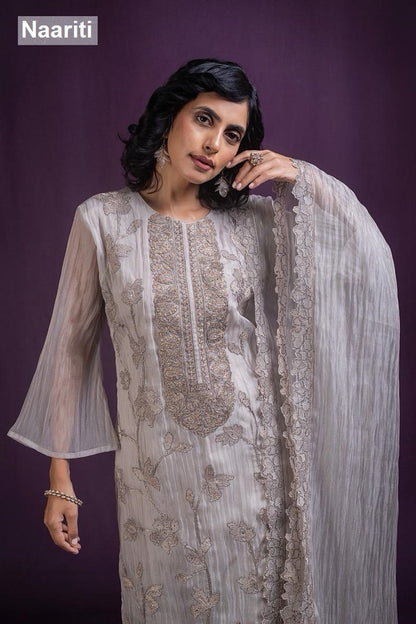 Tilnoor 2873 Naariti Banarasi Pant Style Suits Wholesaler Ahmedabad
