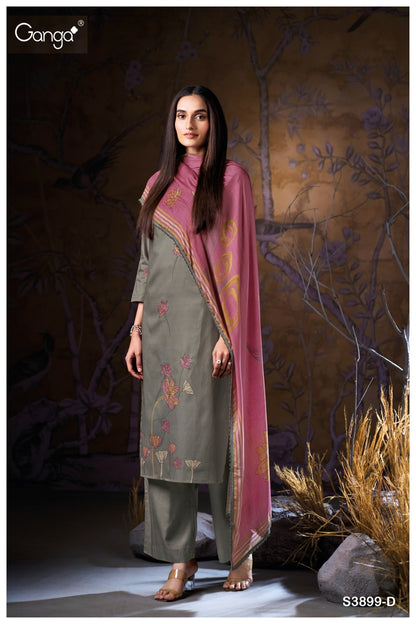 Tindra 3899 Ganga Premium Plazzo Style Suits Wholesale Rate