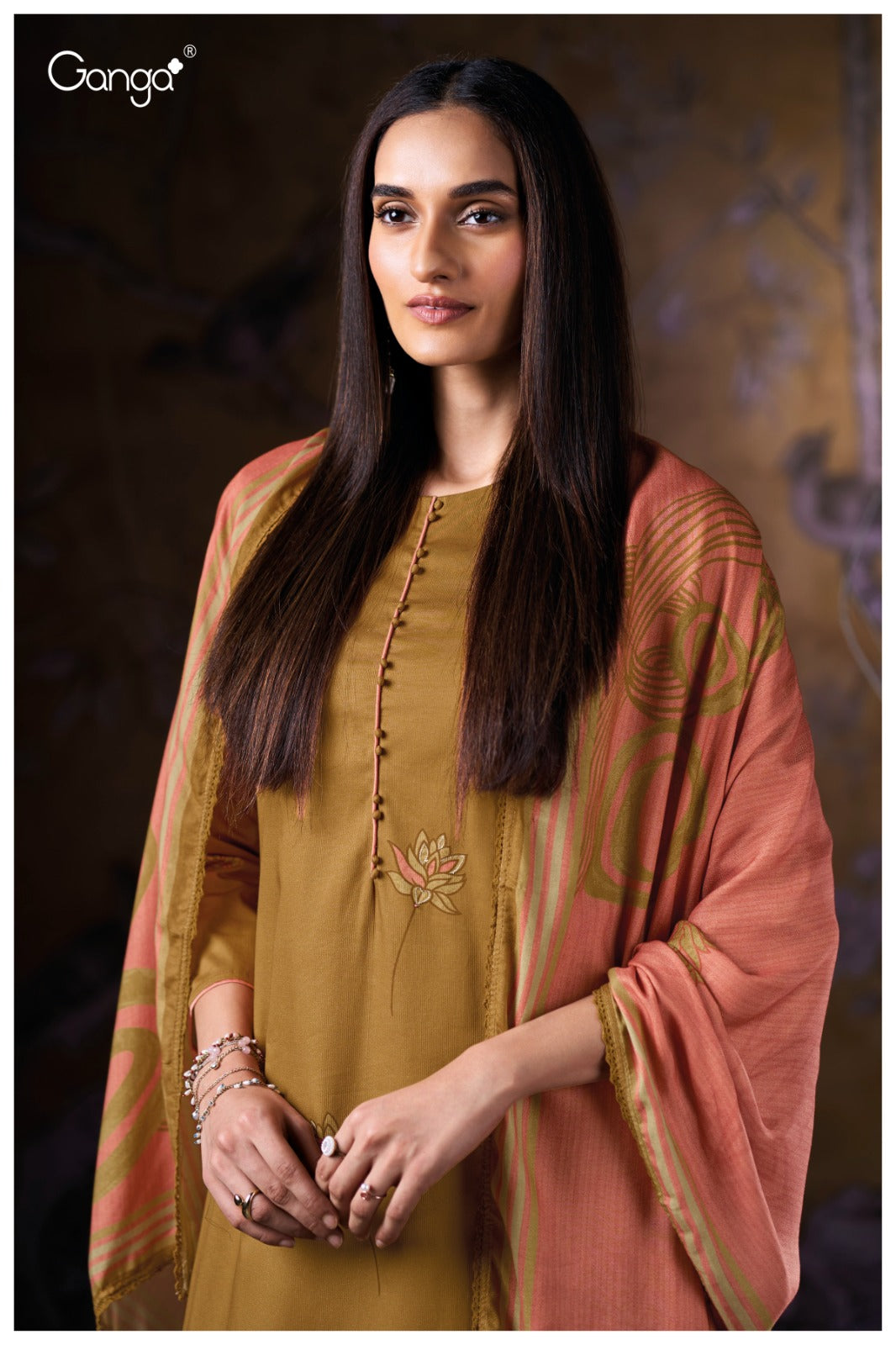 Tindra 3899 Ganga Premium Plazzo Style Suits Wholesale Rate