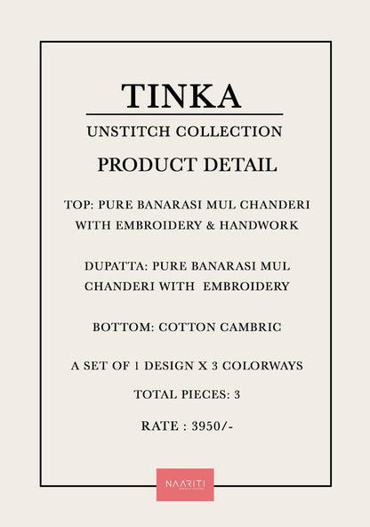 Tinka Naariti Banarasi Pant Style Suits Supplier India