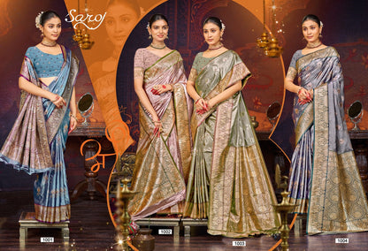 Tirupati Satin Saroski Vol 1 Saroj Sarees Exporter Ahmedabad