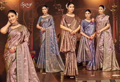 Tirupati Satin Saroski Vol 2 Saroj Sarees Wholesaler Ahmedabad