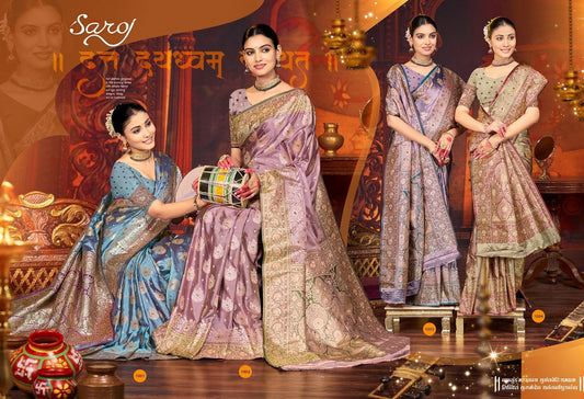 Tirupati Satin Saroski Vol 3 Saroj Sarees Wholesale Price