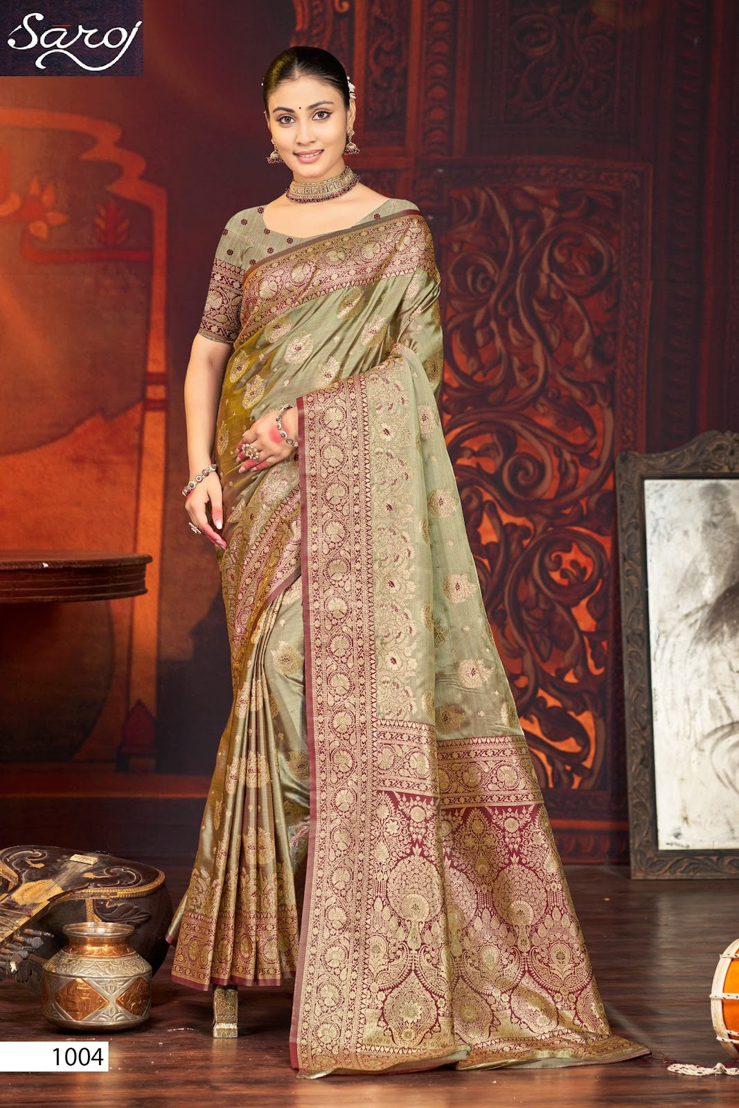 Tirupati Satin Saroski Vol 3 Saroj Sarees Wholesale Price