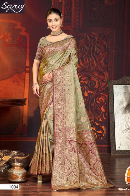 Tirupati Satin Saroski Vol 3 Saroj Sarees Wholesale Price