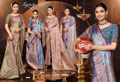 Tirupati Satin Saroski Vol 4 Saroj Sarees Supplier
