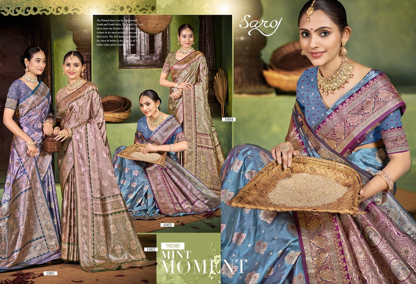 Tirupati Satin Saroski Vol 5 Saroj Sarees Exporter