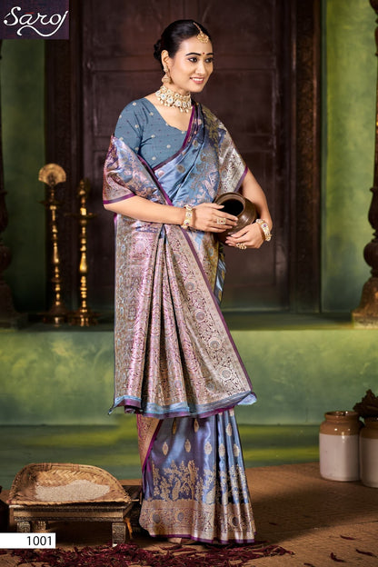 Tirupati Satin Saroski Vol 7 Saroj Sarees Wholesale Rate