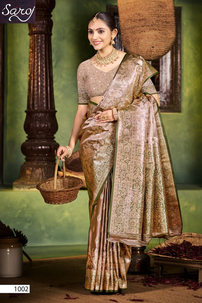 Tirupati Satin Saroski Vol 7 Saroj Sarees Wholesale Rate
