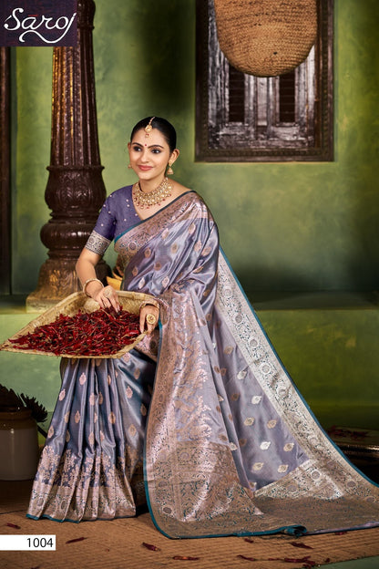 Tirupati Satin Saroski Vol 7 Saroj Sarees Wholesale Rate