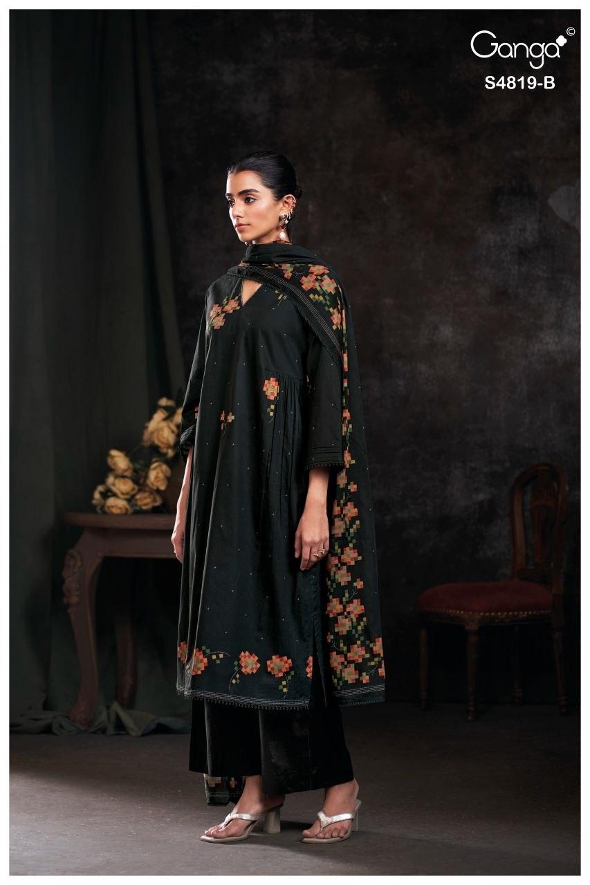 Tirzah S4819 Ganga Cotton Plazzo Style Suits Wholesale Price