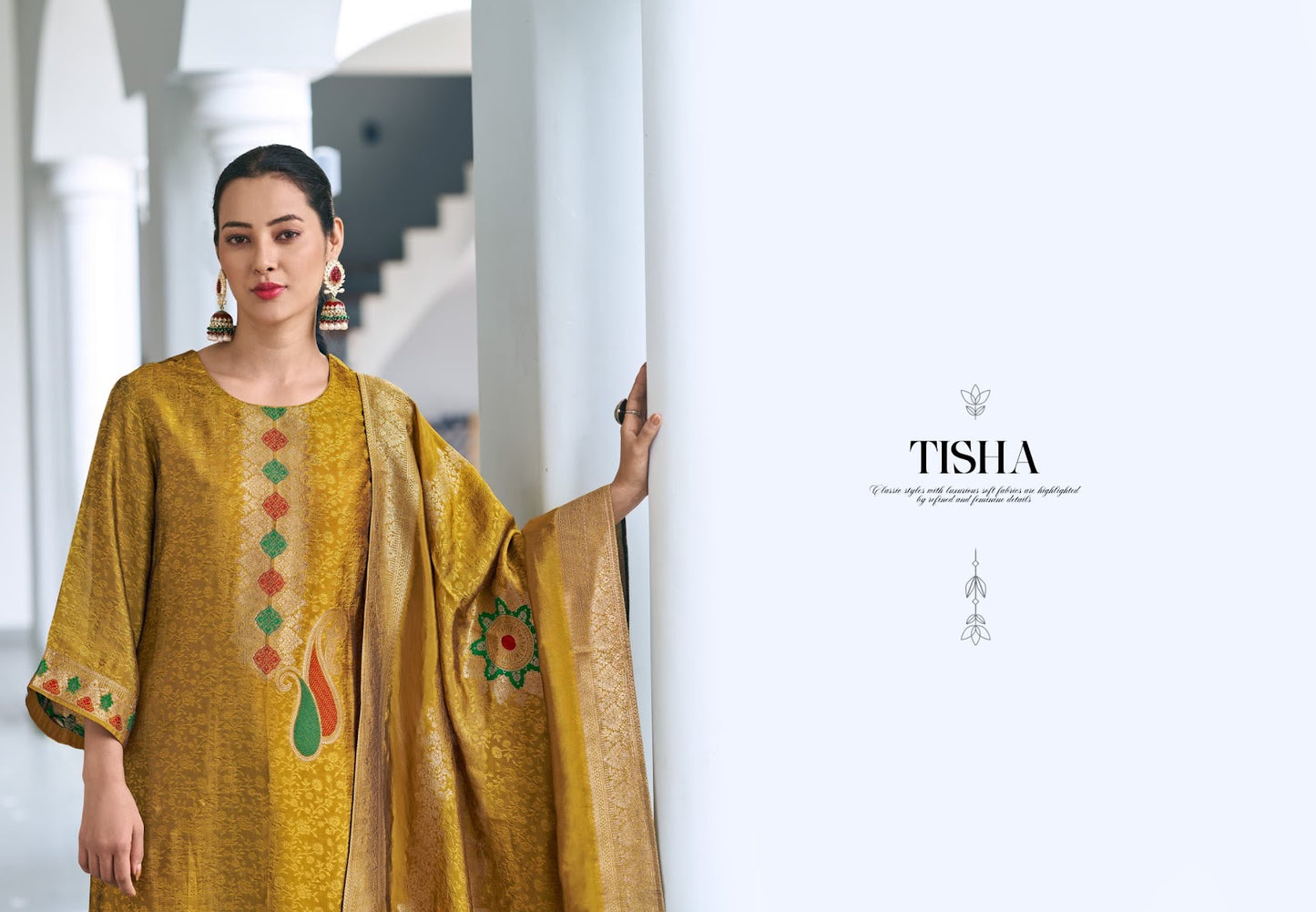 Tisha 809 Simar Silk Pant Style Suits Wholesaler Ahmedabad