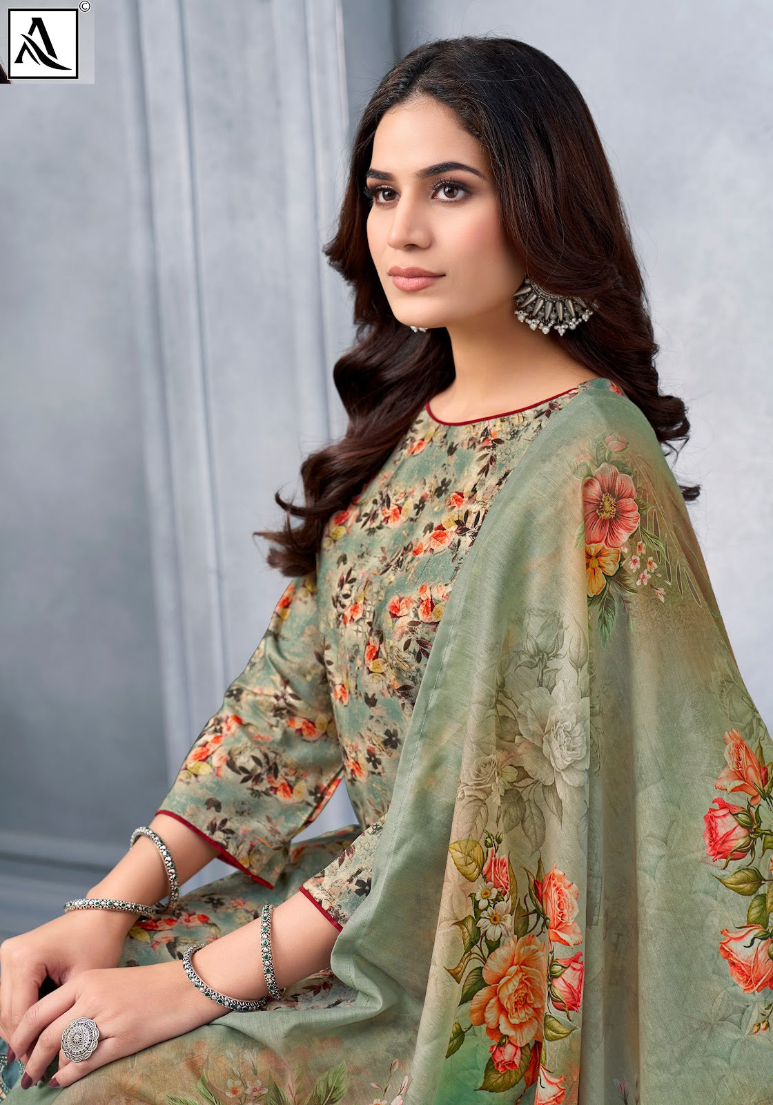 Tisha Edition 1 Alok Viscose Reyon Karachi Salwar Suits Wholesale Price