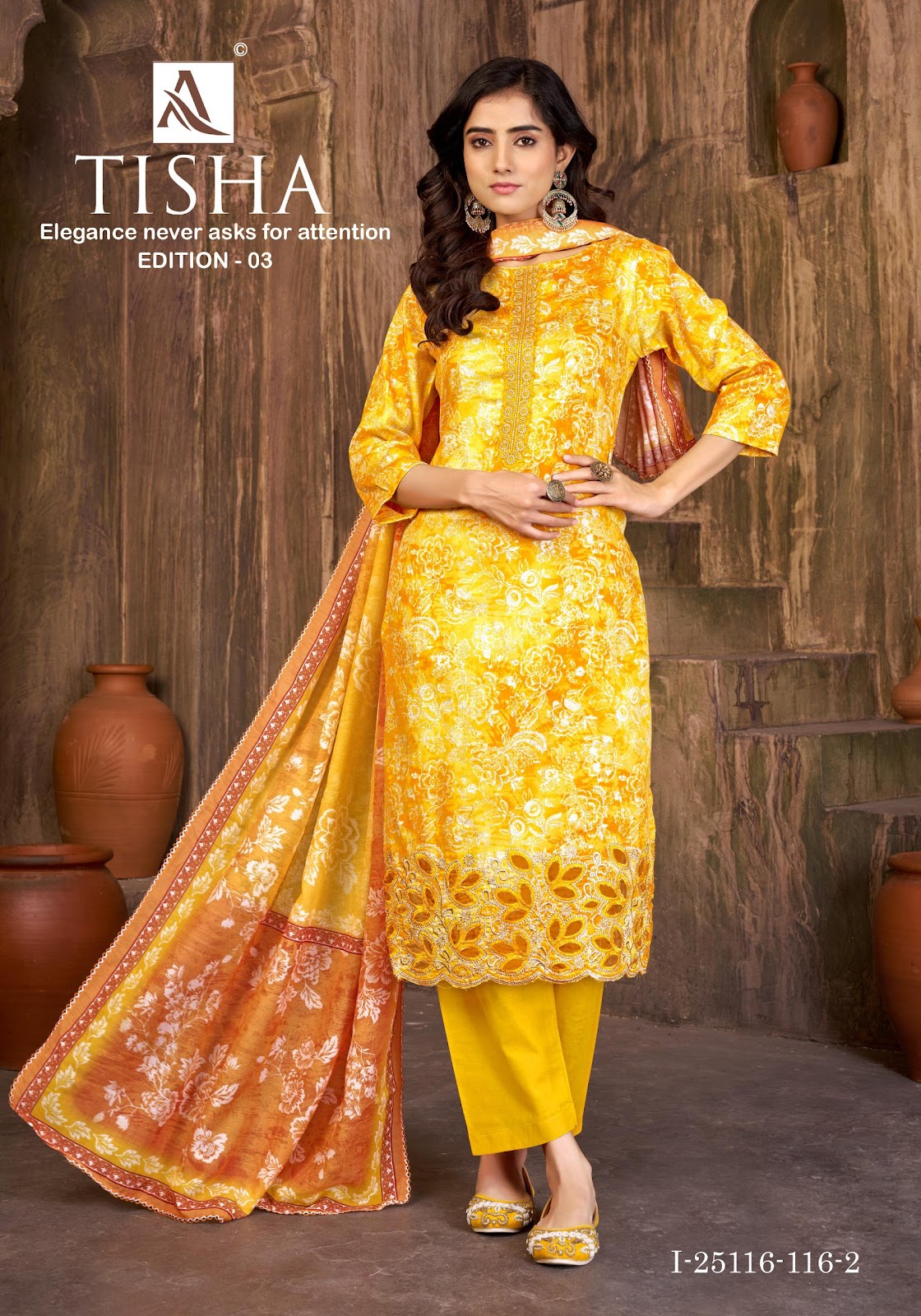 Tisha Edition 3 Alok Pure Zam Karachi Salwar Suits Wholesaler India