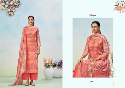 Tisha Sargam Prints Pure Jam Pant Style Suits Manufacturer Gujarat