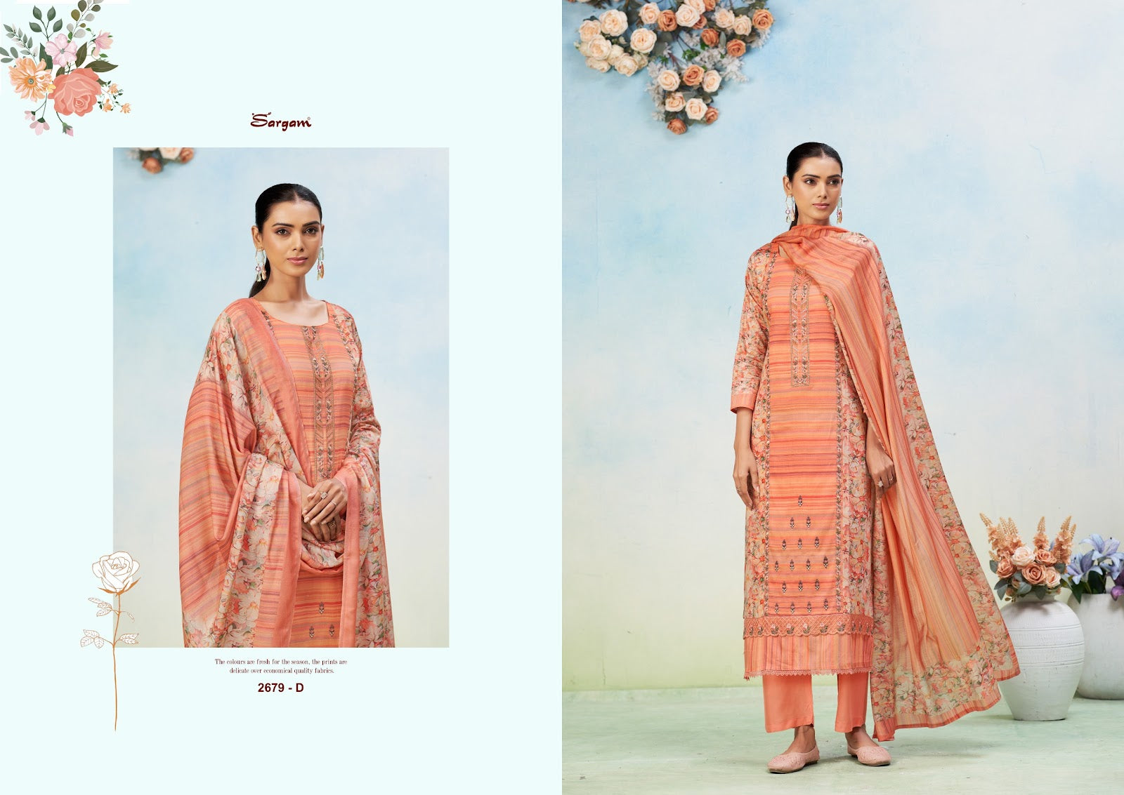 Tisha Sargam Prints Pure Jam Pant Style Suits Manufacturer Gujarat