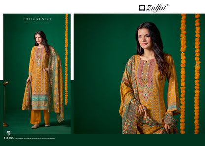 Tisha Vol 2 Zulfat Designer Viscose Simmer Karachi Salwar Suits Wholesale Price