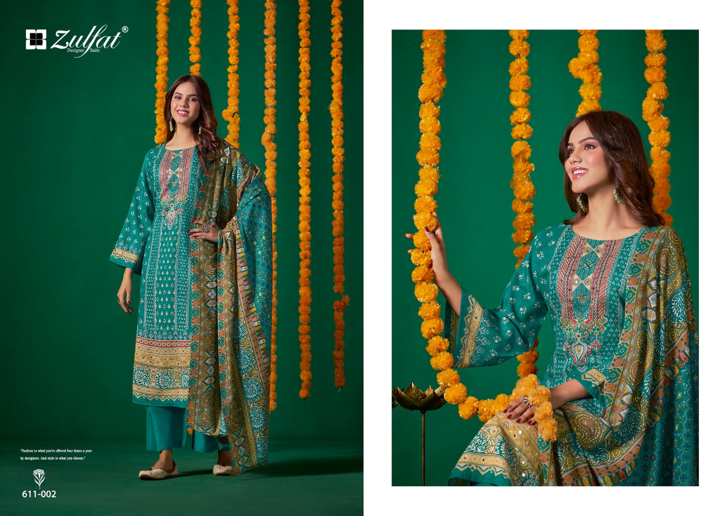 Tisha Vol 2 Zulfat Designer Viscose Simmer Karachi Salwar Suits Wholesale Price
