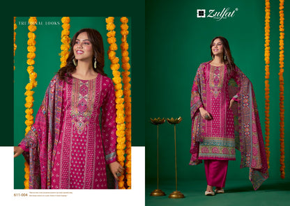 Tisha Vol 2 Zulfat Designer Viscose Simmer Karachi Salwar Suits Wholesale Price