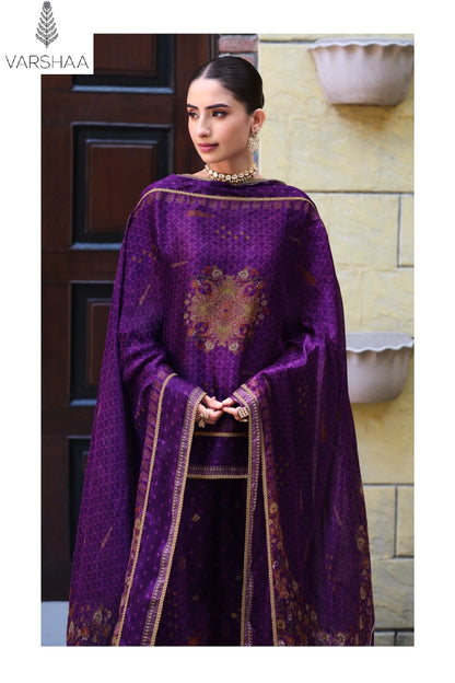 Tishya Varshaa Viscose Woven Pant Style Suits Wholesaler