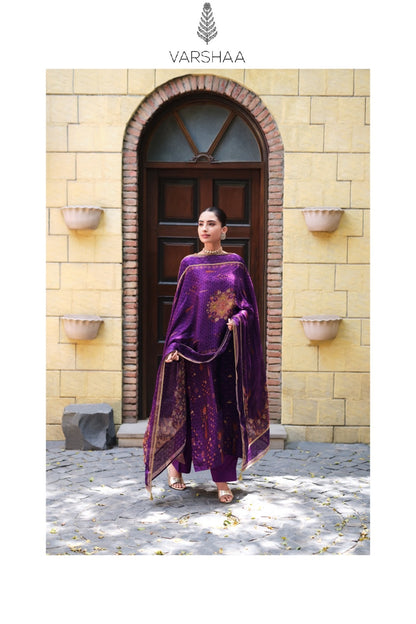 Tishya Varshaa Viscose Woven Pant Style Suits Wholesaler