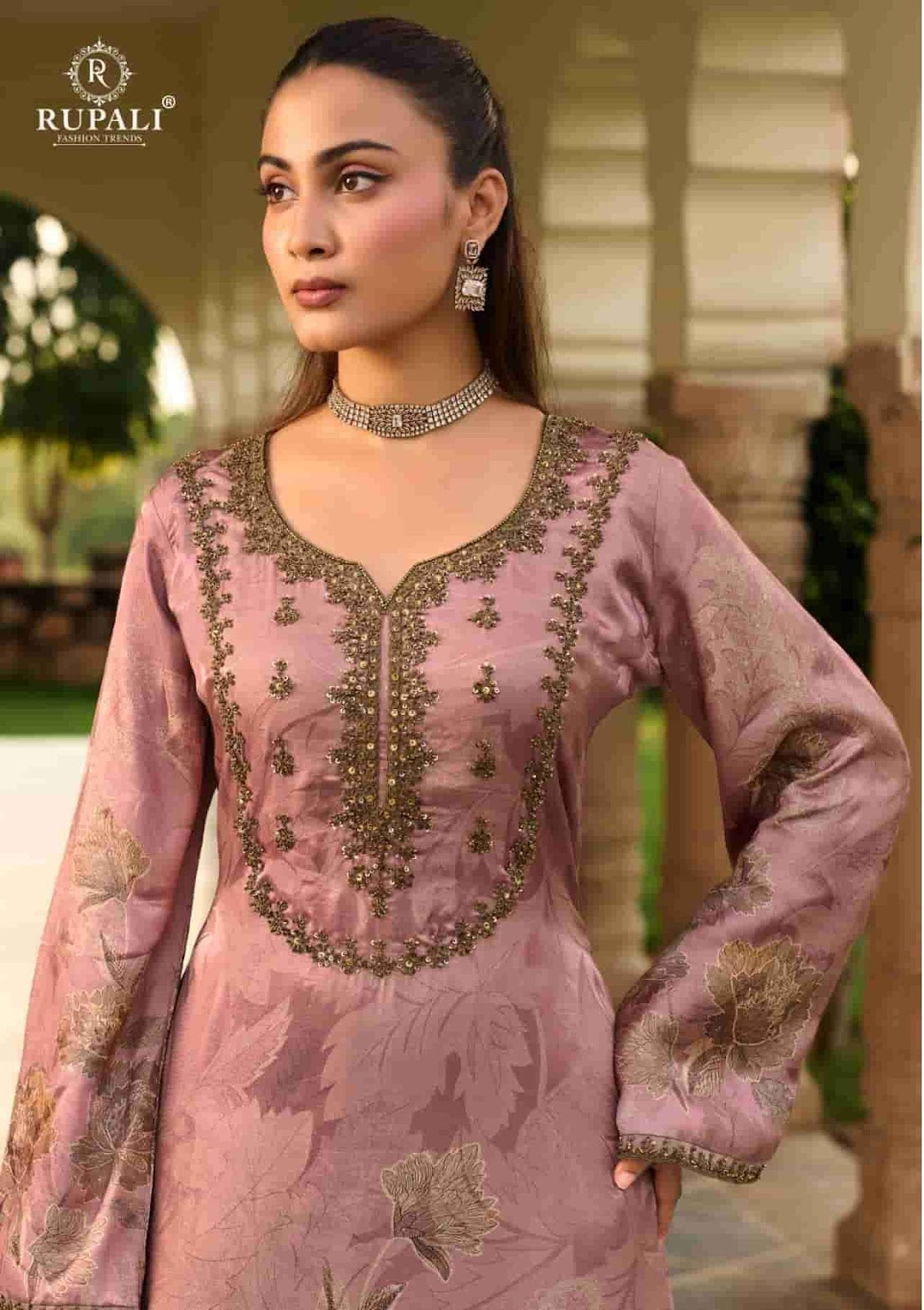 Tisya Rupali Viscose Gaji Pant Style Suits Supplier