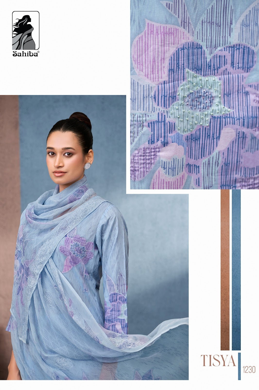 Tisya Sahiba Pure Cotton Plazzo Style Suits Supplier Ahmedabad