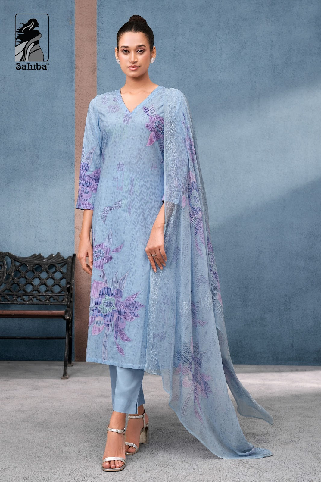 Tisya Sahiba Pure Cotton Plazzo Style Suits Supplier Ahmedabad