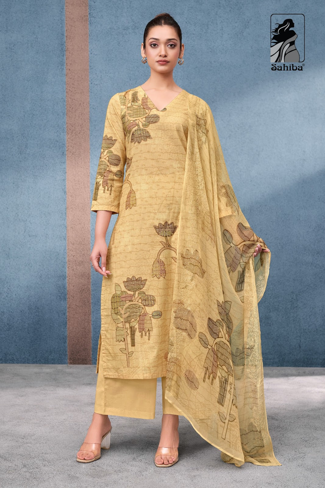 Tisya Sahiba Pure Cotton Plazzo Style Suits Supplier Ahmedabad