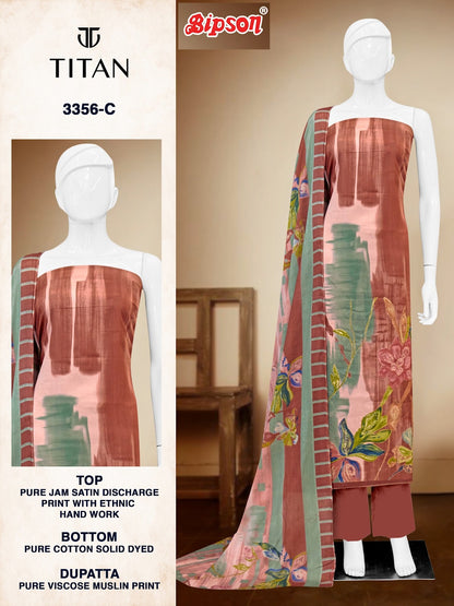 Titan 3356 Bipson Prints Pure Jaam Pant Style Suits Wholesaler