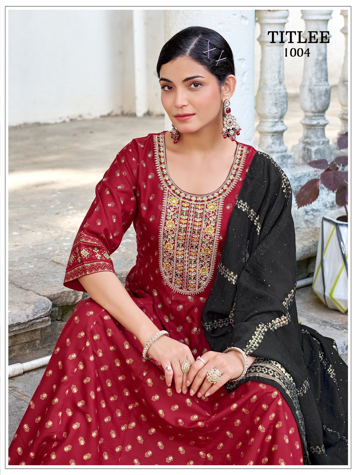 Titlee Banwery Rayon 14Kg Readymade Anarkali Suits Manufacturer